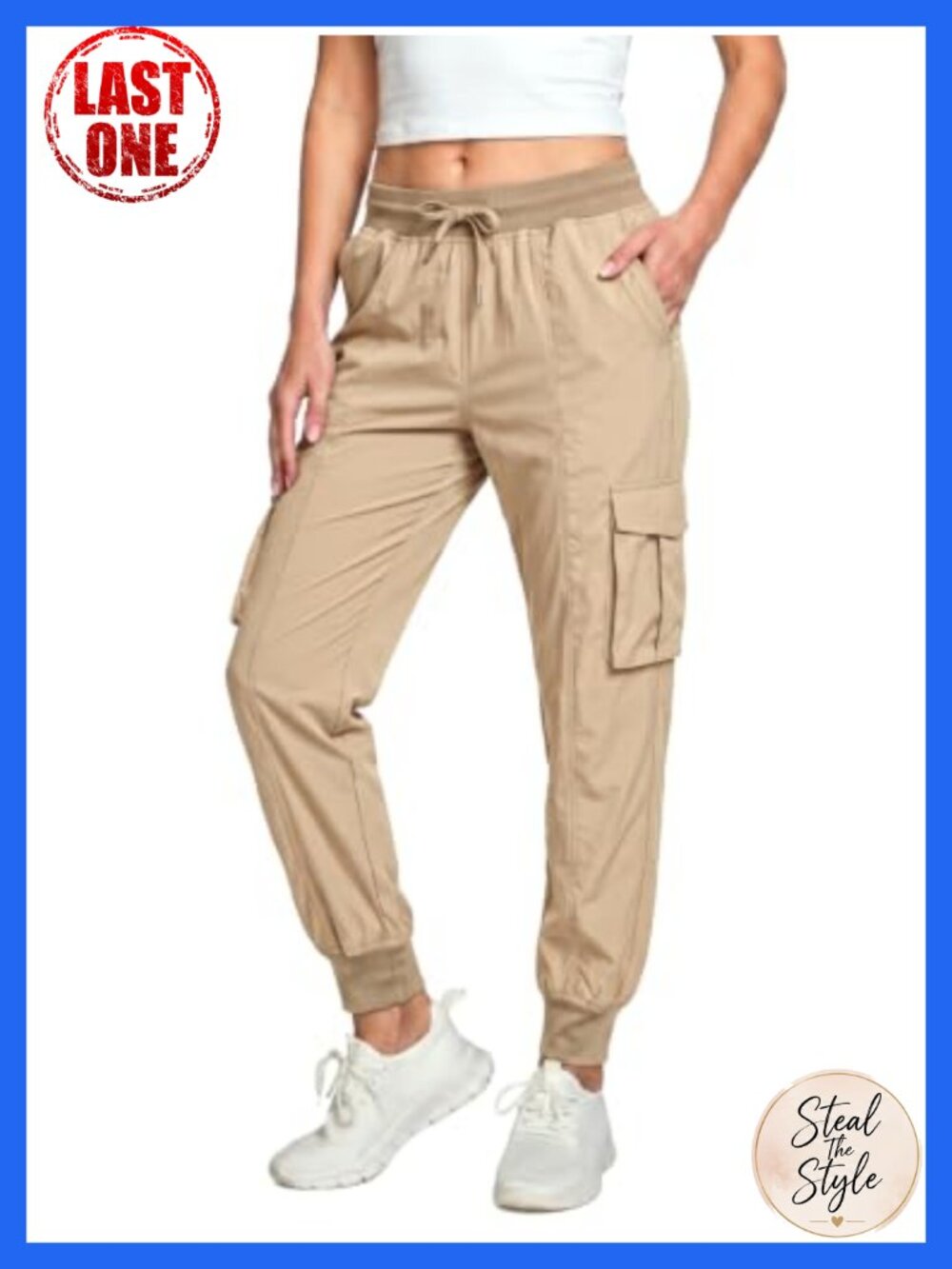 Womens Hiking Cargo Pants Lightweight Quick Dry Joggers